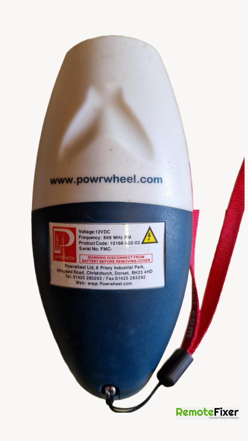 Powrwheel  Remote Control - Back Image