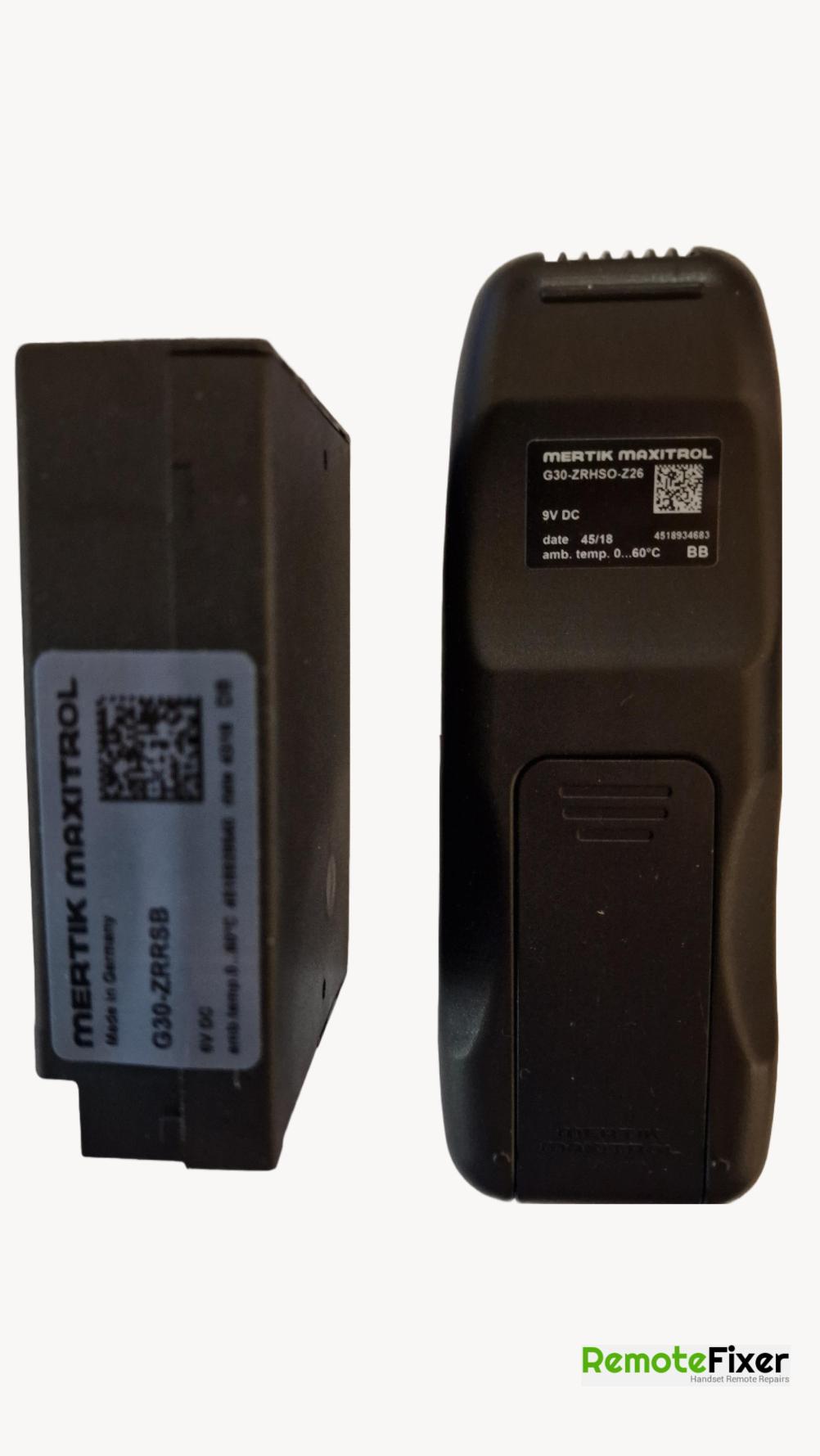 Mertik Maxitrol / Gazco Remote Control - Back Image