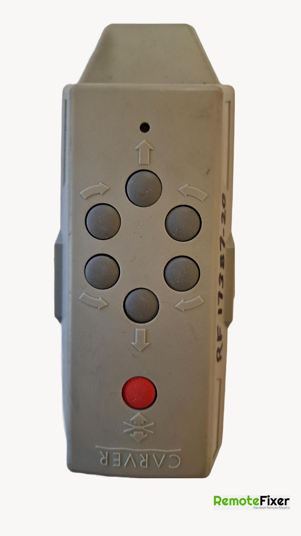 Carver   Remote Control - Front Image