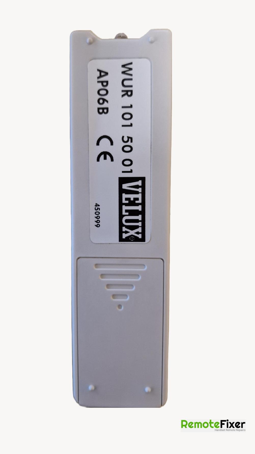 Velux WUR 101 50 01 Remote Control - Back Image