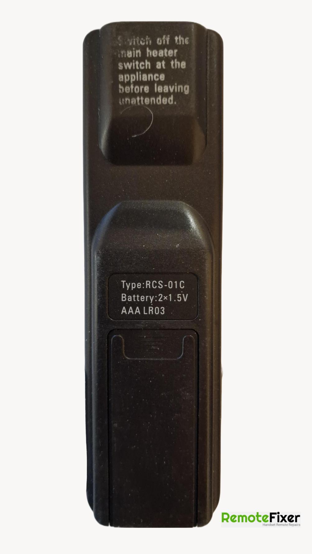 BE Modern Detroit   RCS 01C Remote Control - Back Image