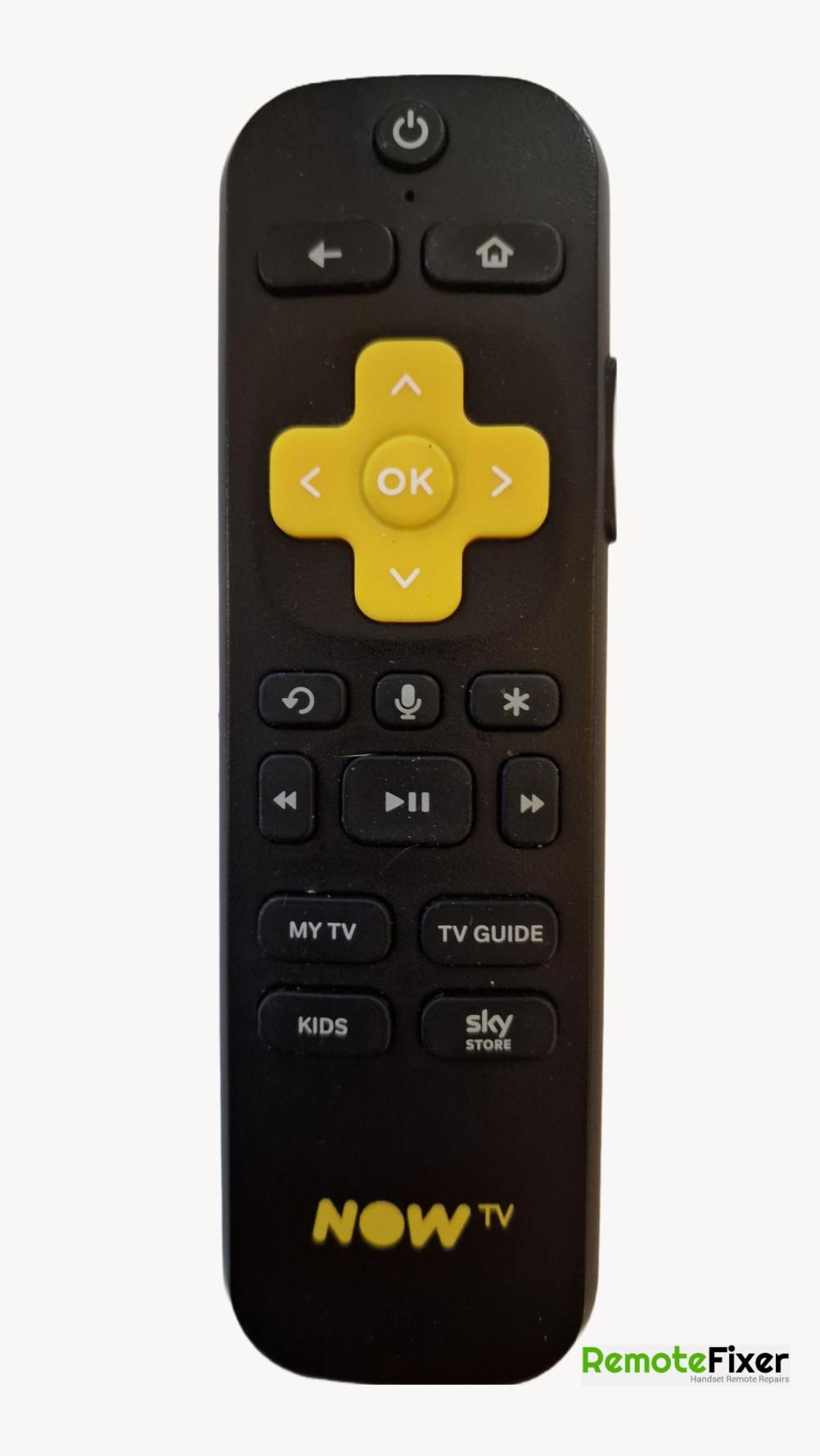 NOW TV  Remote Control - Front Image