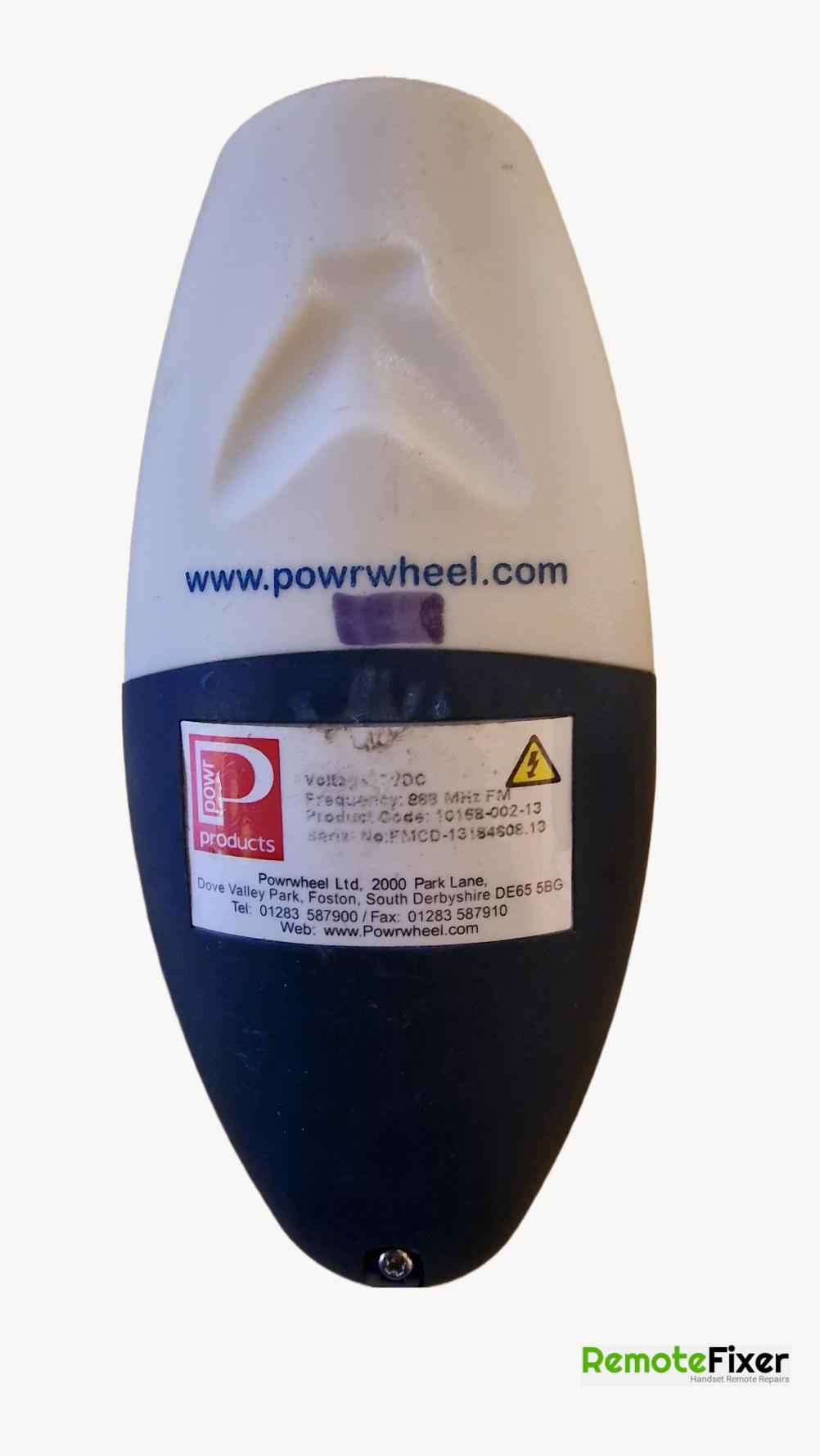 Powrtouch evolution  Remote Control - Back Image