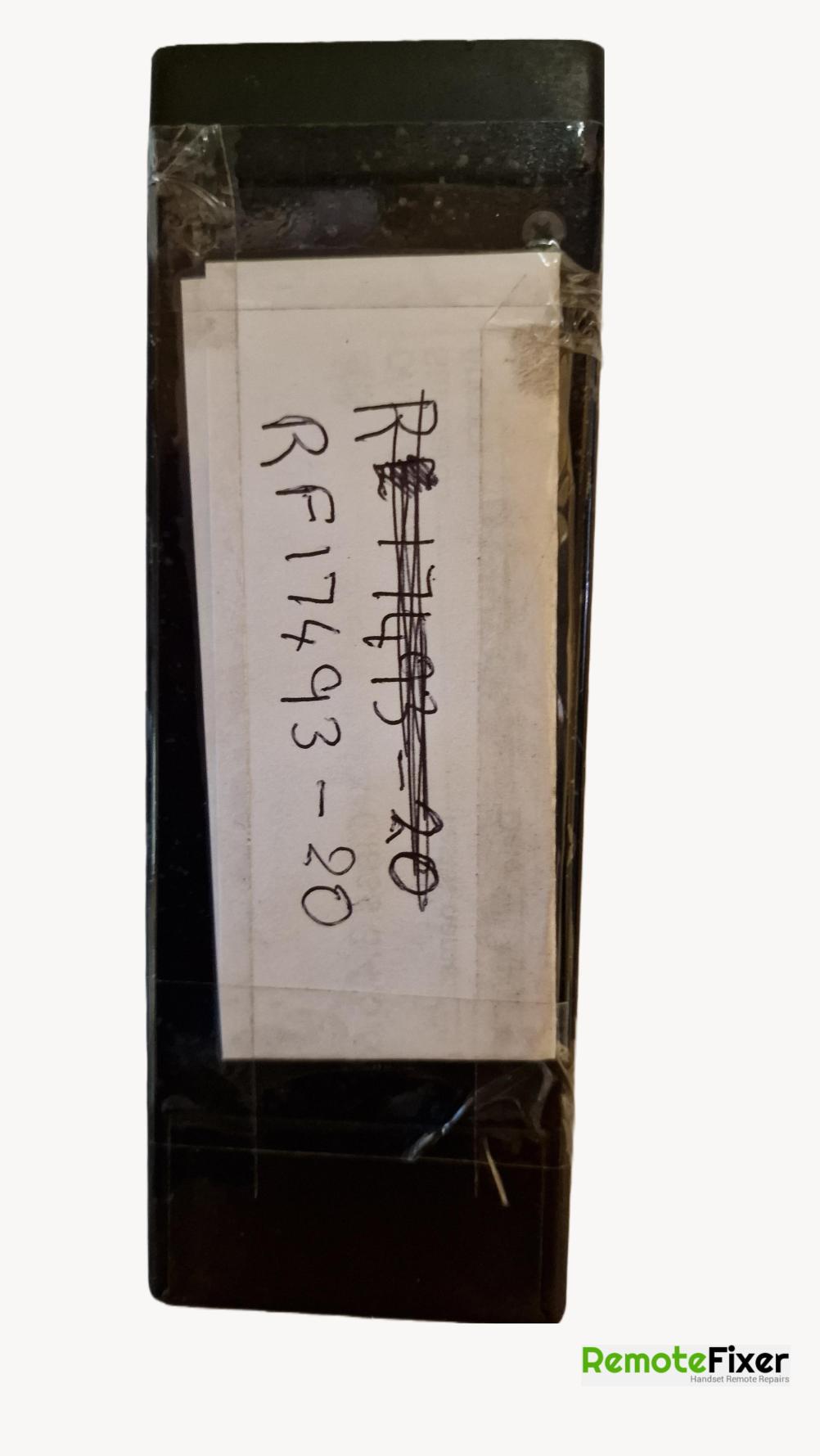 Ravaglioli rt009/4s Remote Control - Back Image