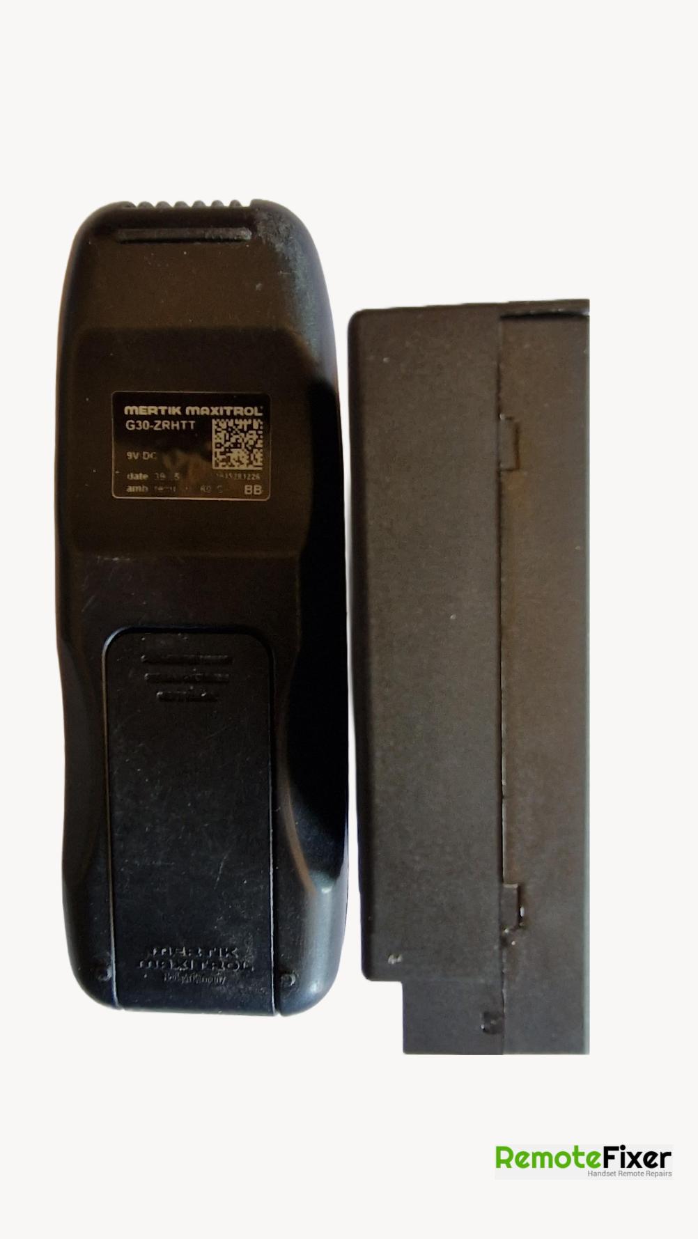 Mertik Maxitrol  G30-ZRRTT + G30-ZRHTT Remote Control - Back Image