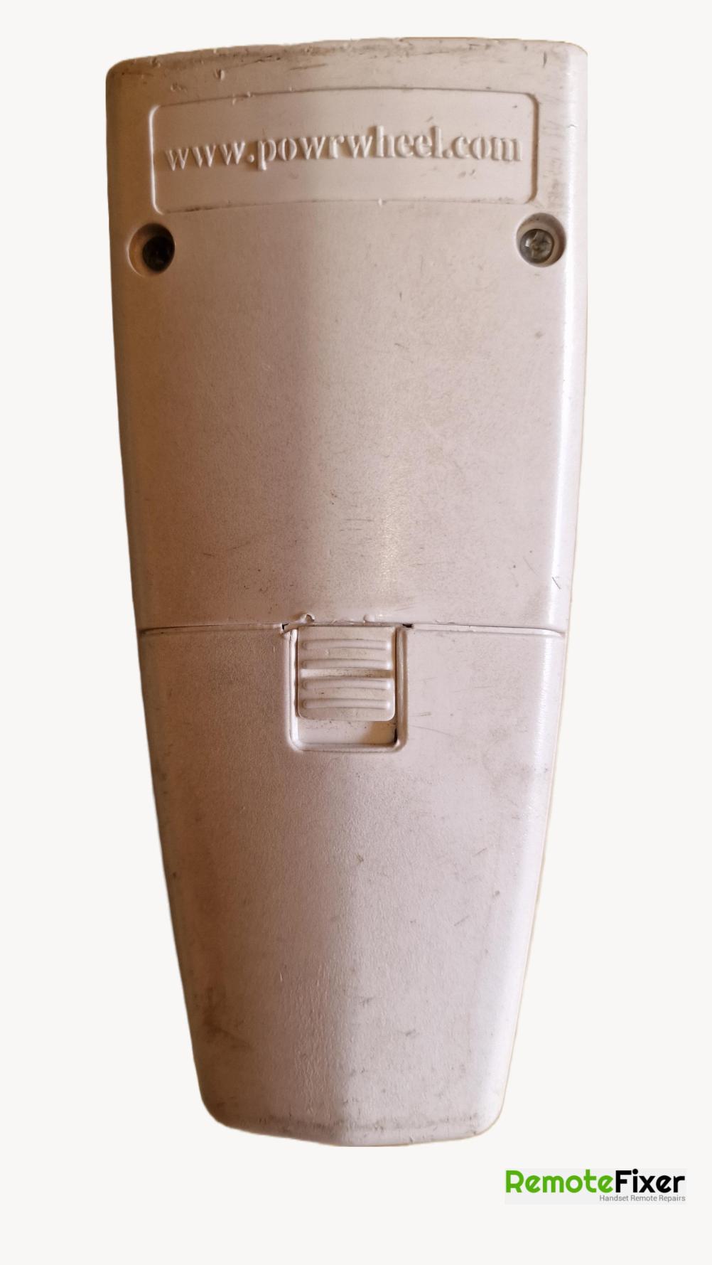 Powrtouch  Remote Control - Back Image