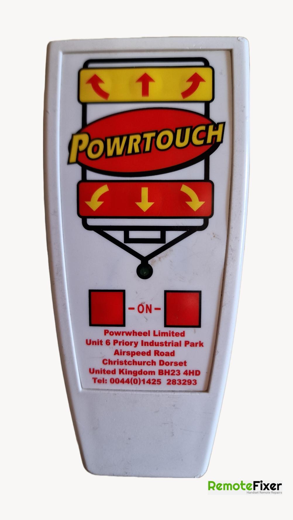 Powrtouch  Remote Control - Front Image