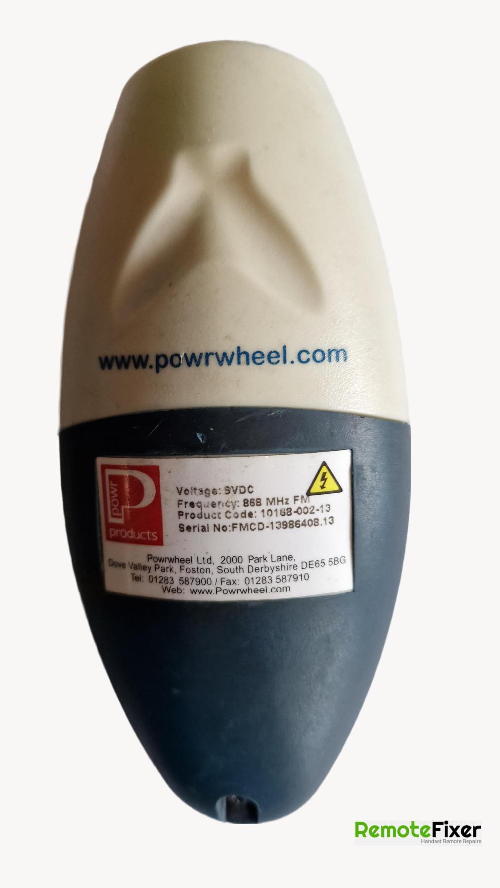 Powrwheel  Remote Control - Back Image