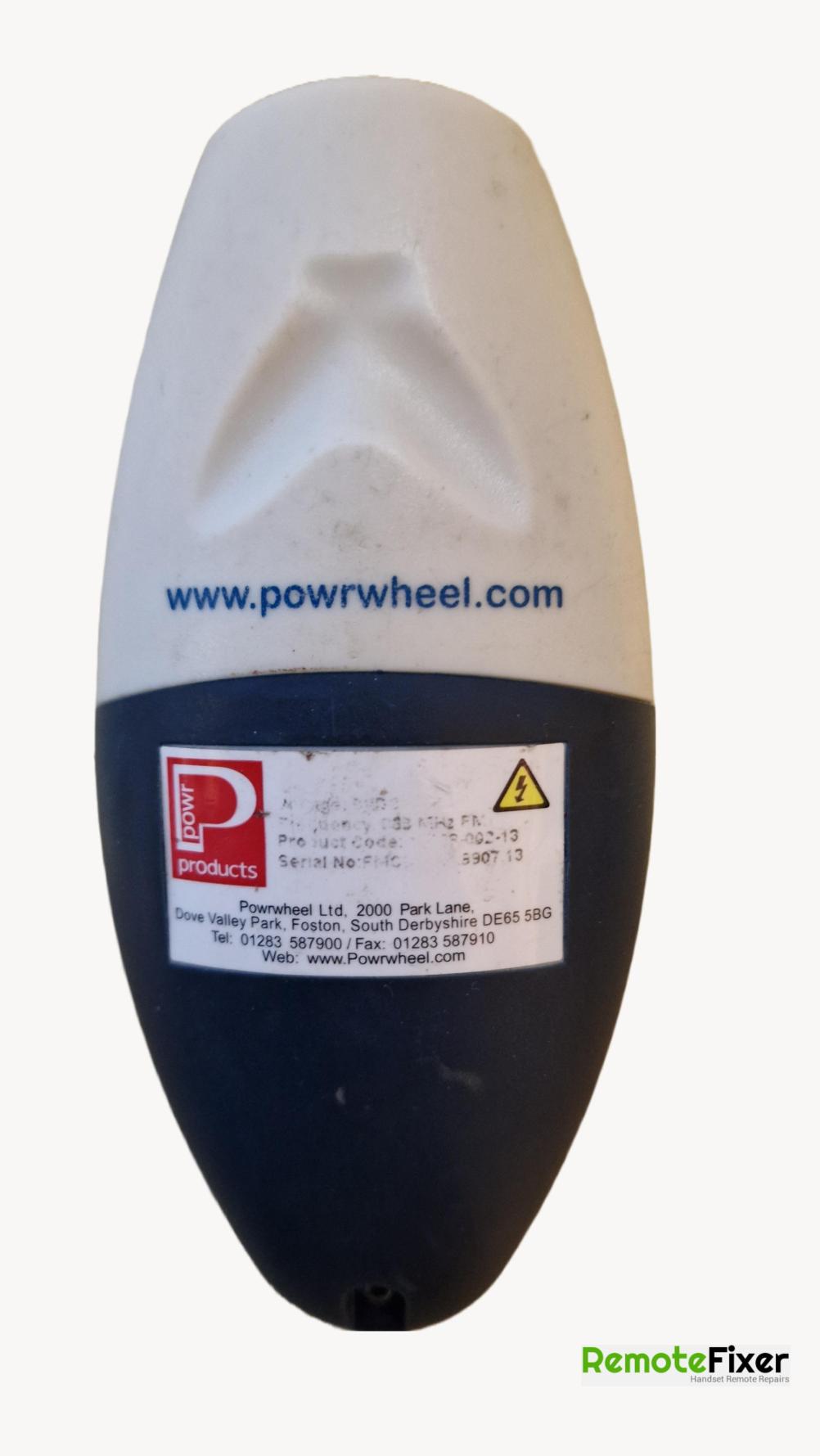 Powertouch   Remote Control - Back Image