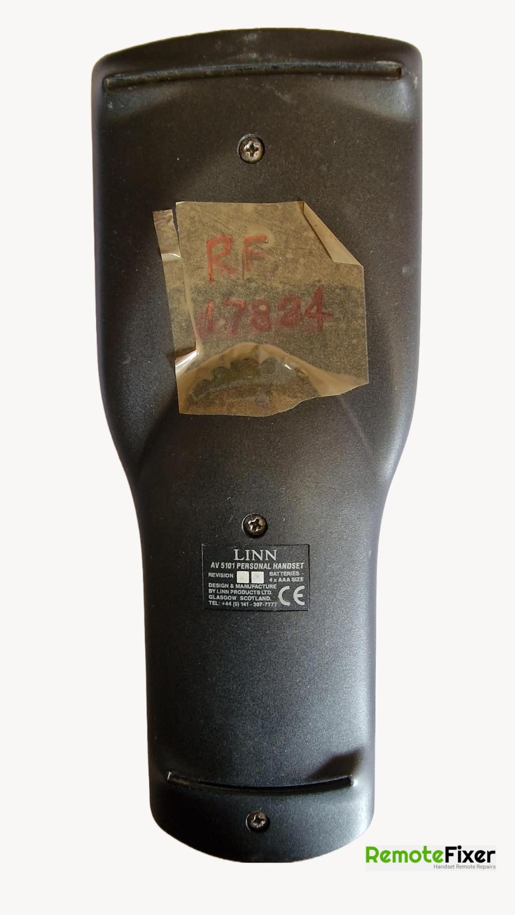 Linn  Remote Control - Back Image