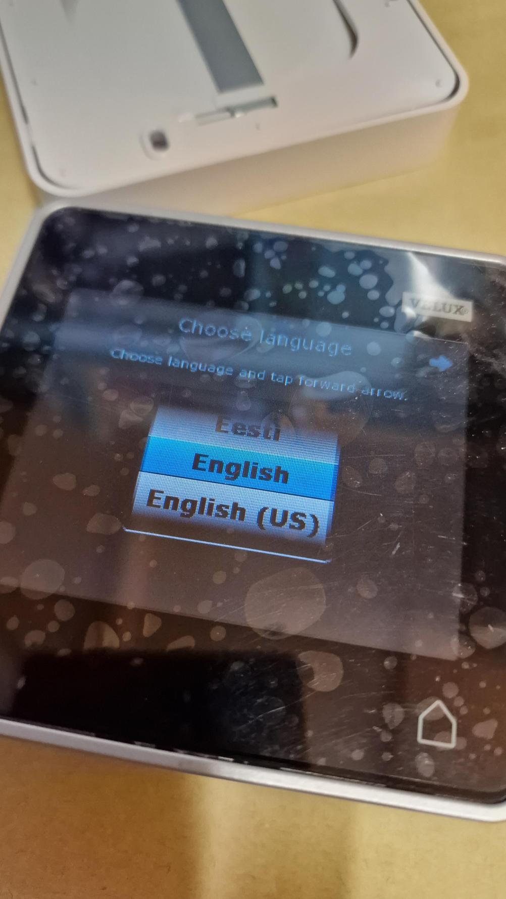 Velux  KLR w00 Remote Control - Inside Image