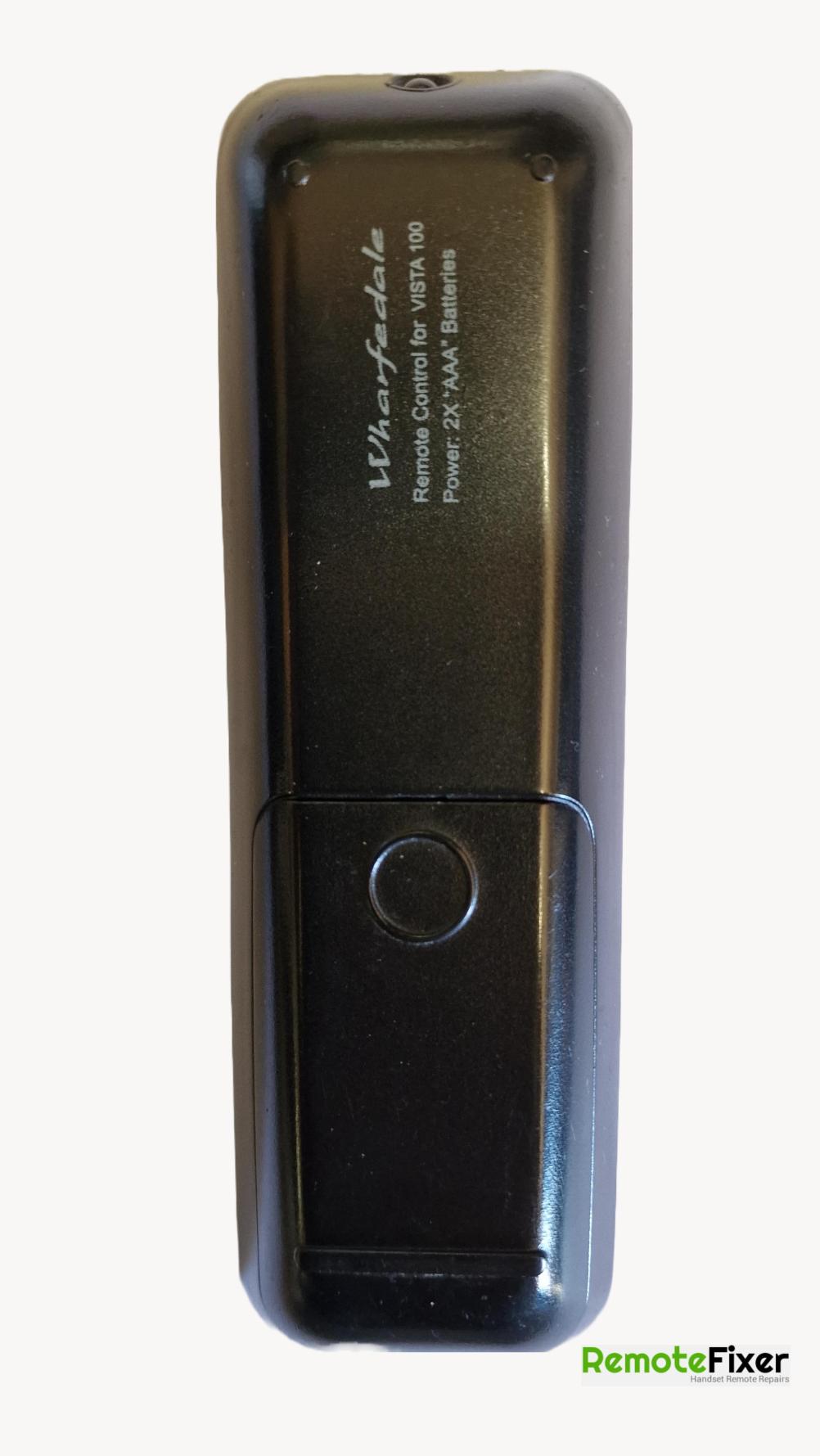 Wharfdale  Vista 100  Remote Control - Back Image