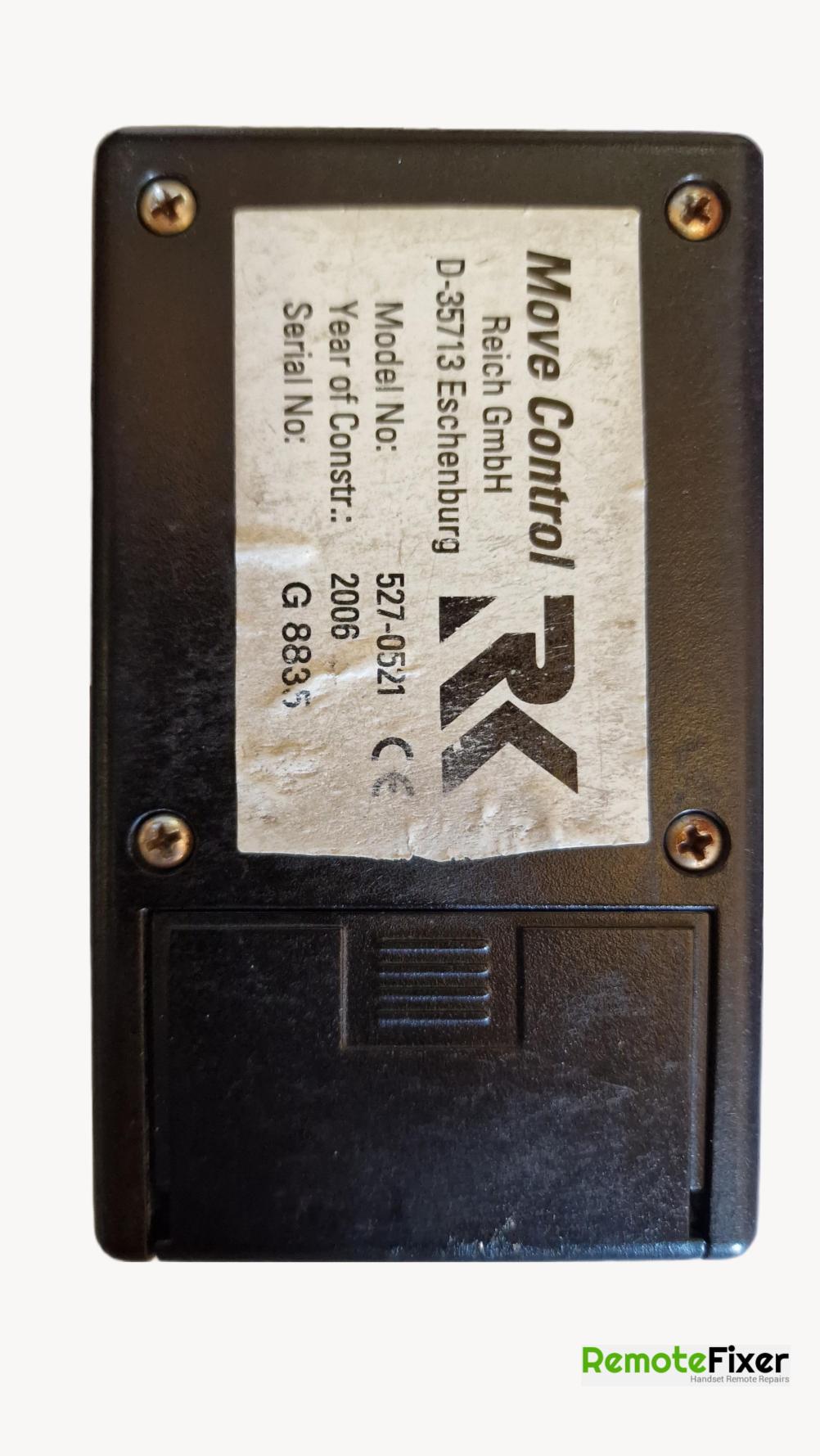 Reich Remote Control - Back Image