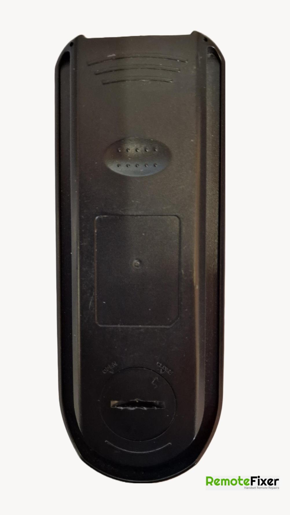 Visua flip down Remote Control - Back Image