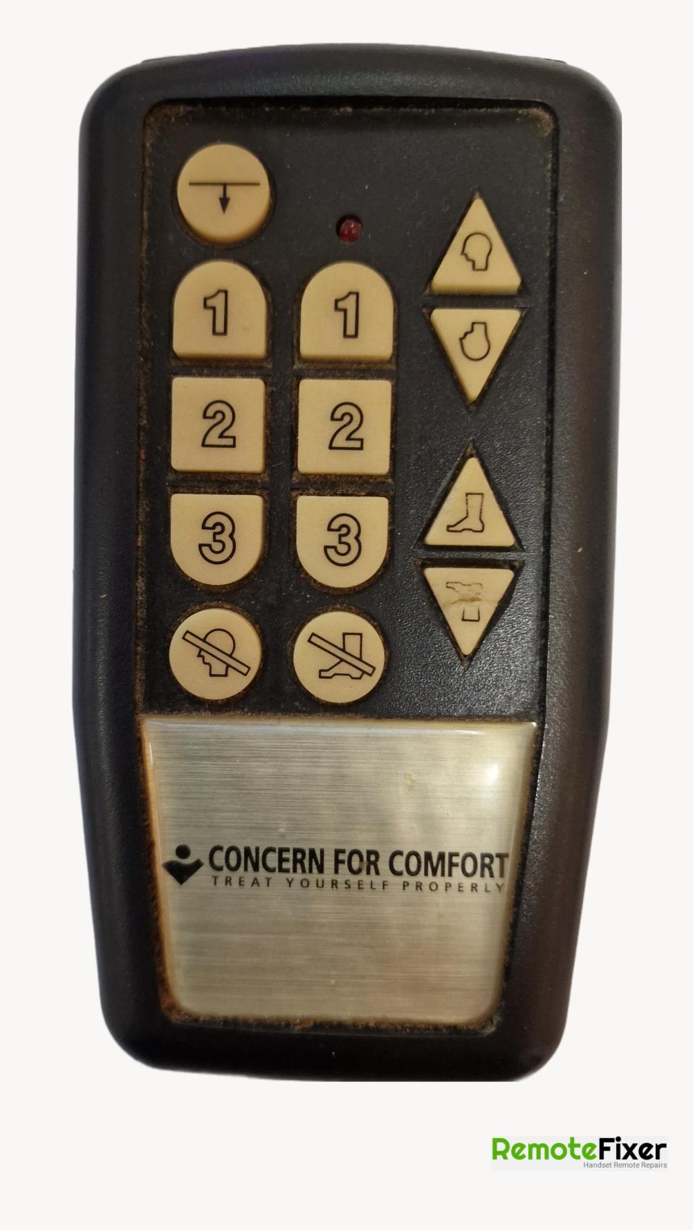 Concern for comfort XL0394 - 260616 Remote Control - Front Image