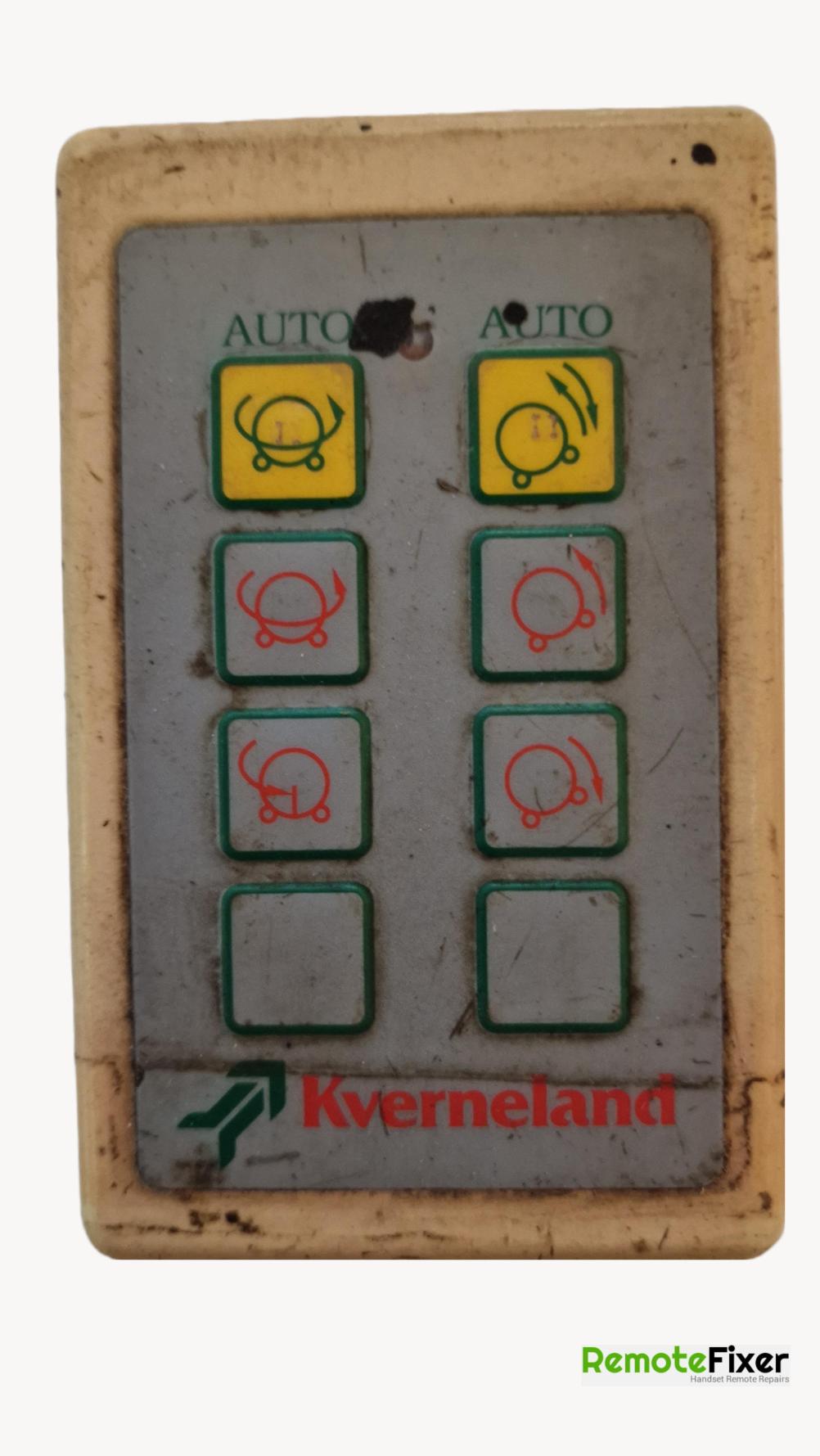 KVERNELAND Un7558 Remote Control - Front Image