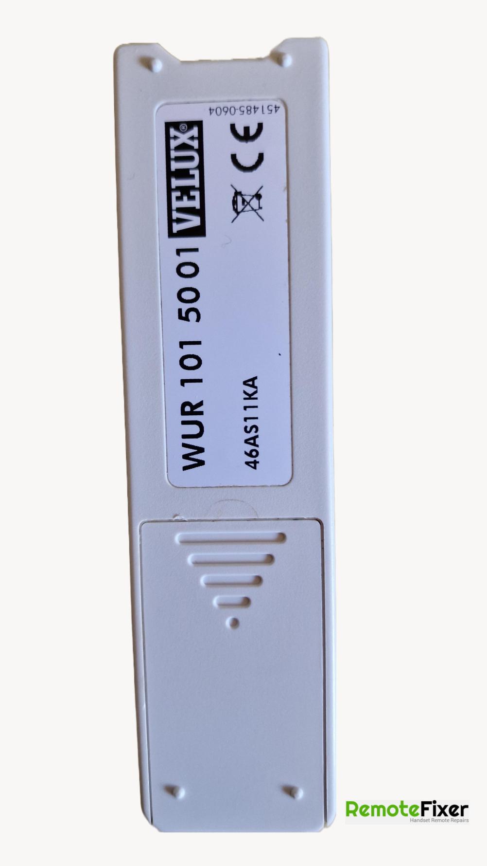 VELUX  Remote Control - Back Image