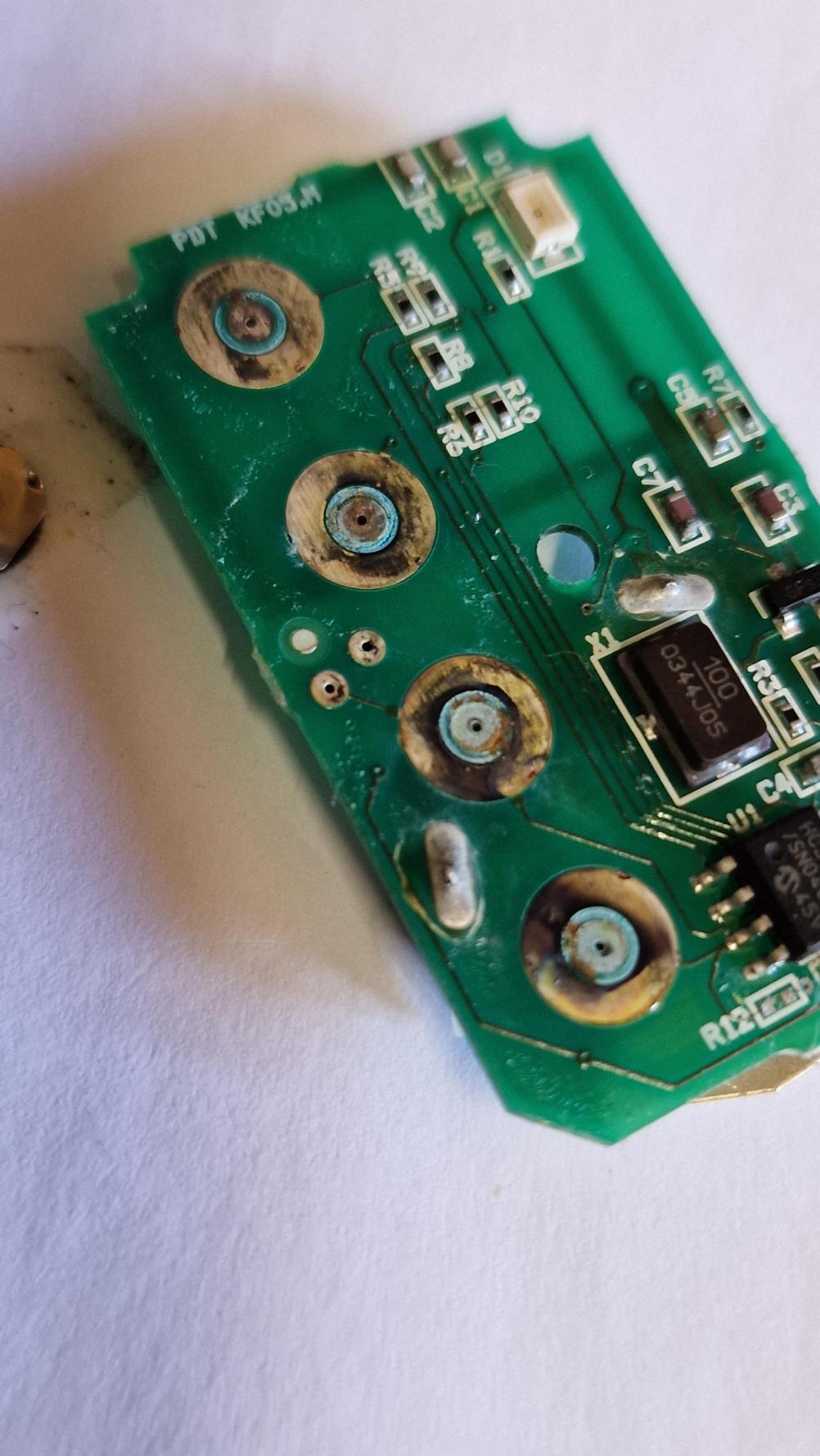 Cordula  PDT KF04-433RC Remote Control - Inside Image