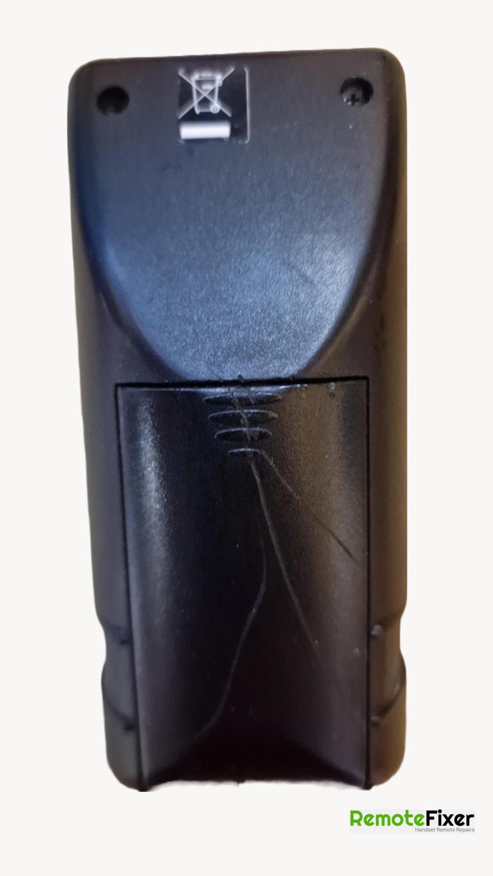 HSL  Remote Control - Back Image