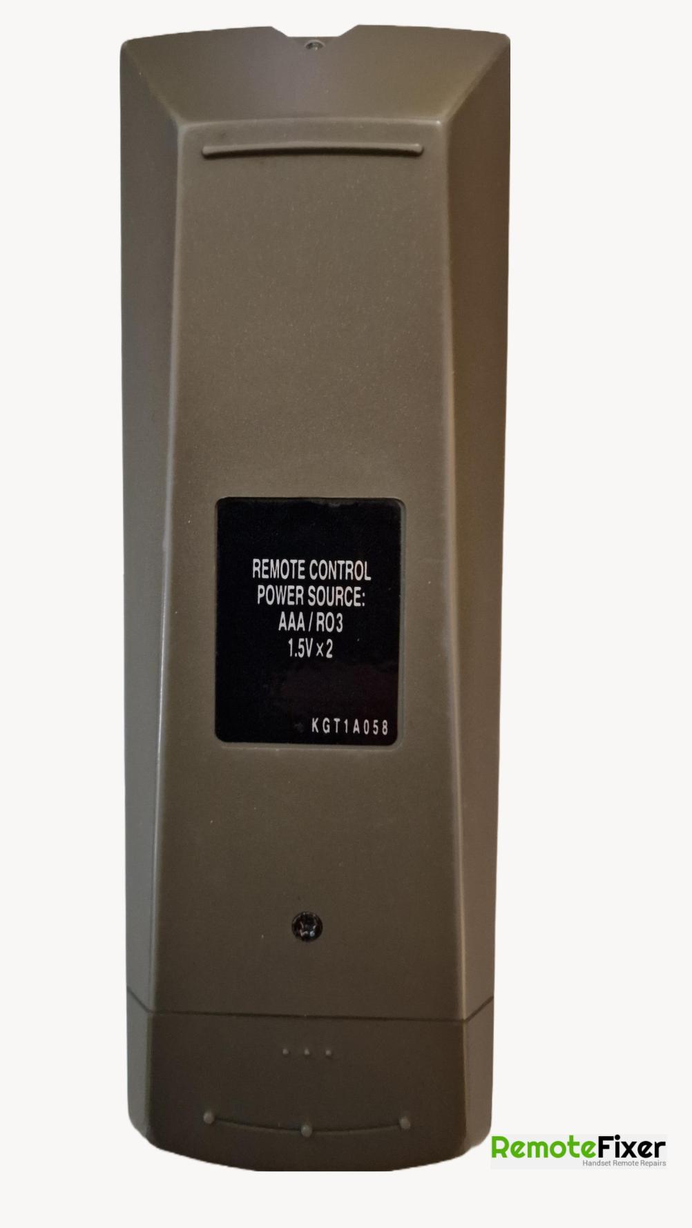 Teac  RC 613 Remote Control - Back Image