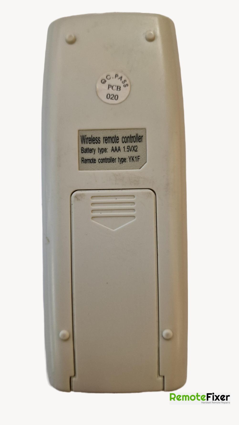 Berthen Remote Control - Back Image