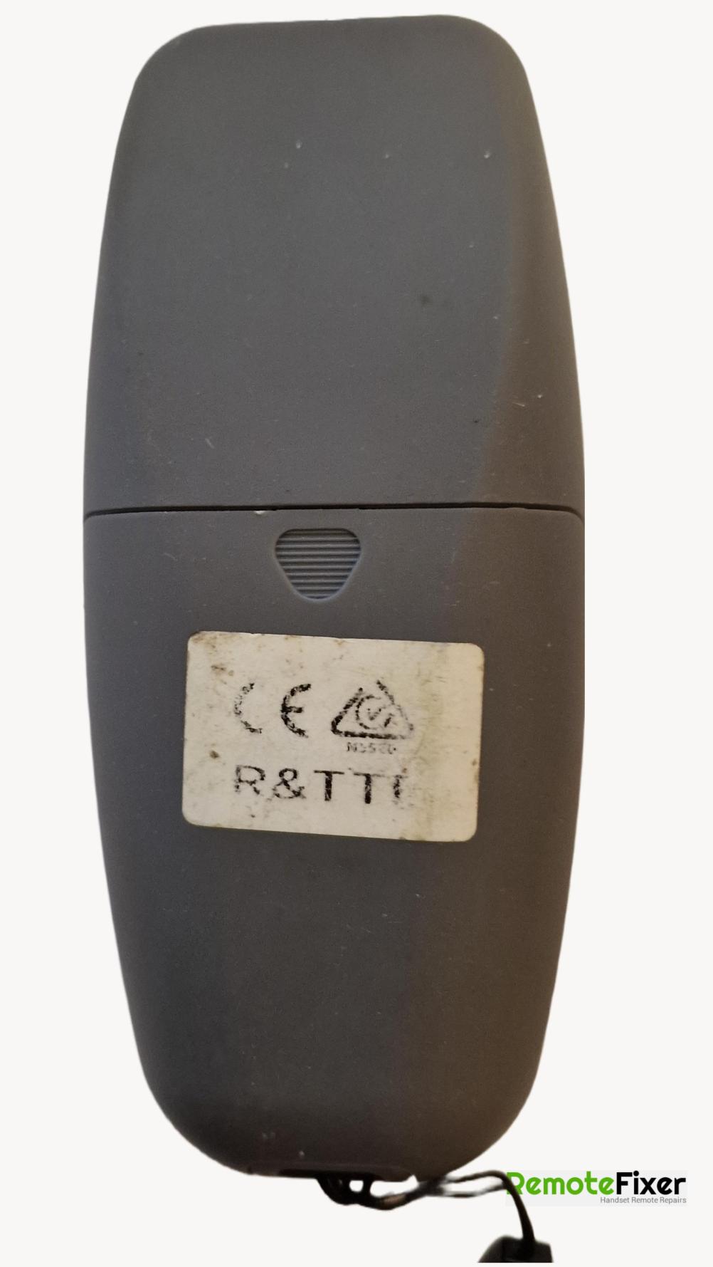 QUATTRO Remote Control - Back Image