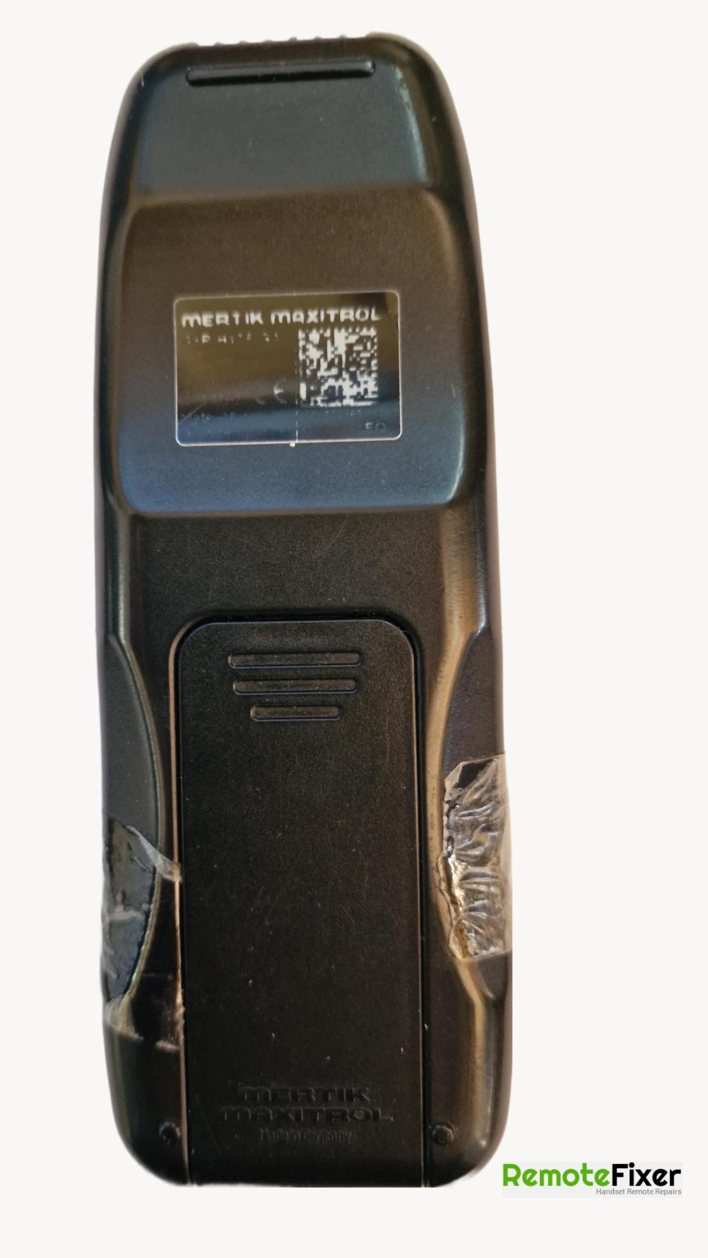 Gazgo slimline fire Remote Control - Back Image