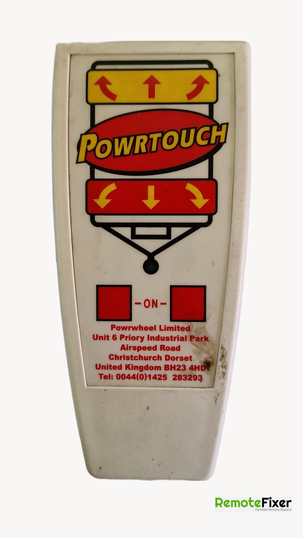 Powrtouch  Remote Control - Front Image