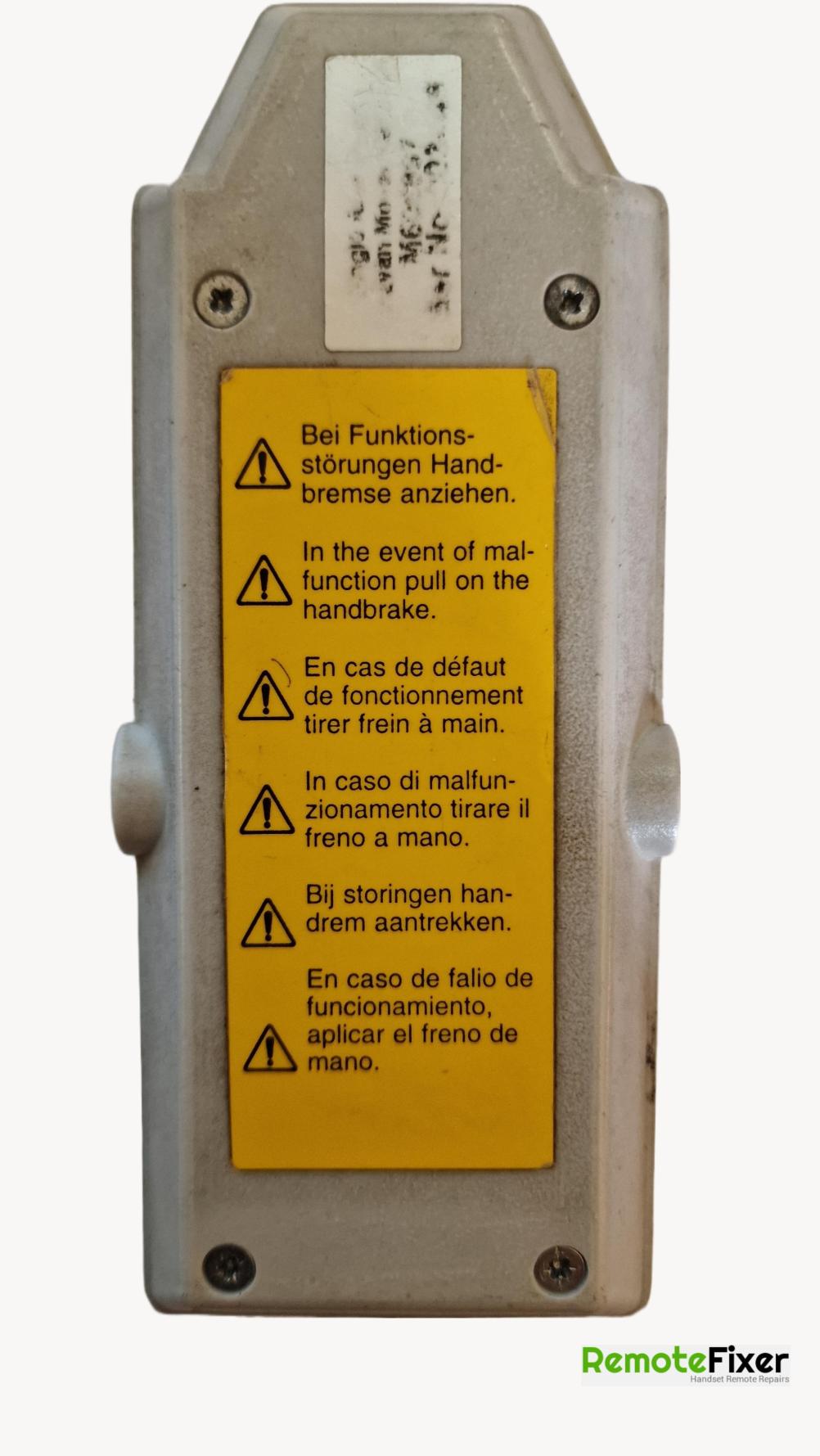Carver   Remote Control - Back Image