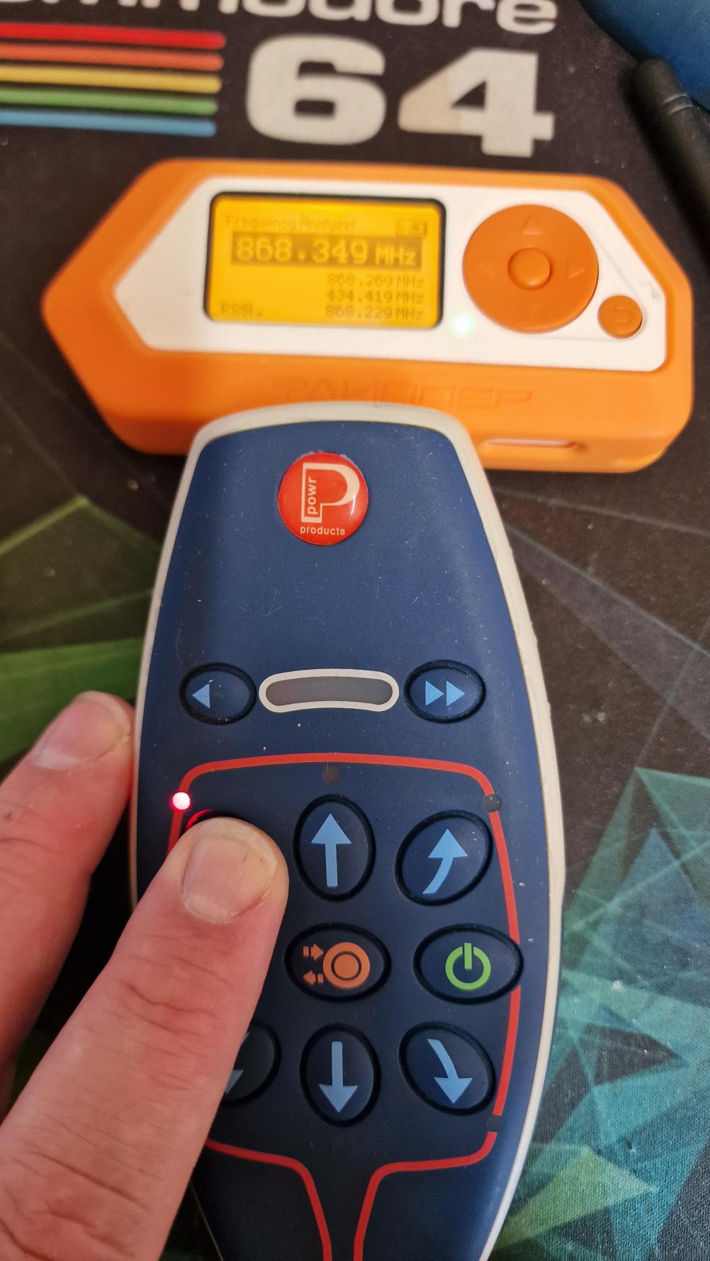 Powrtouch Remote Control - Inside Image