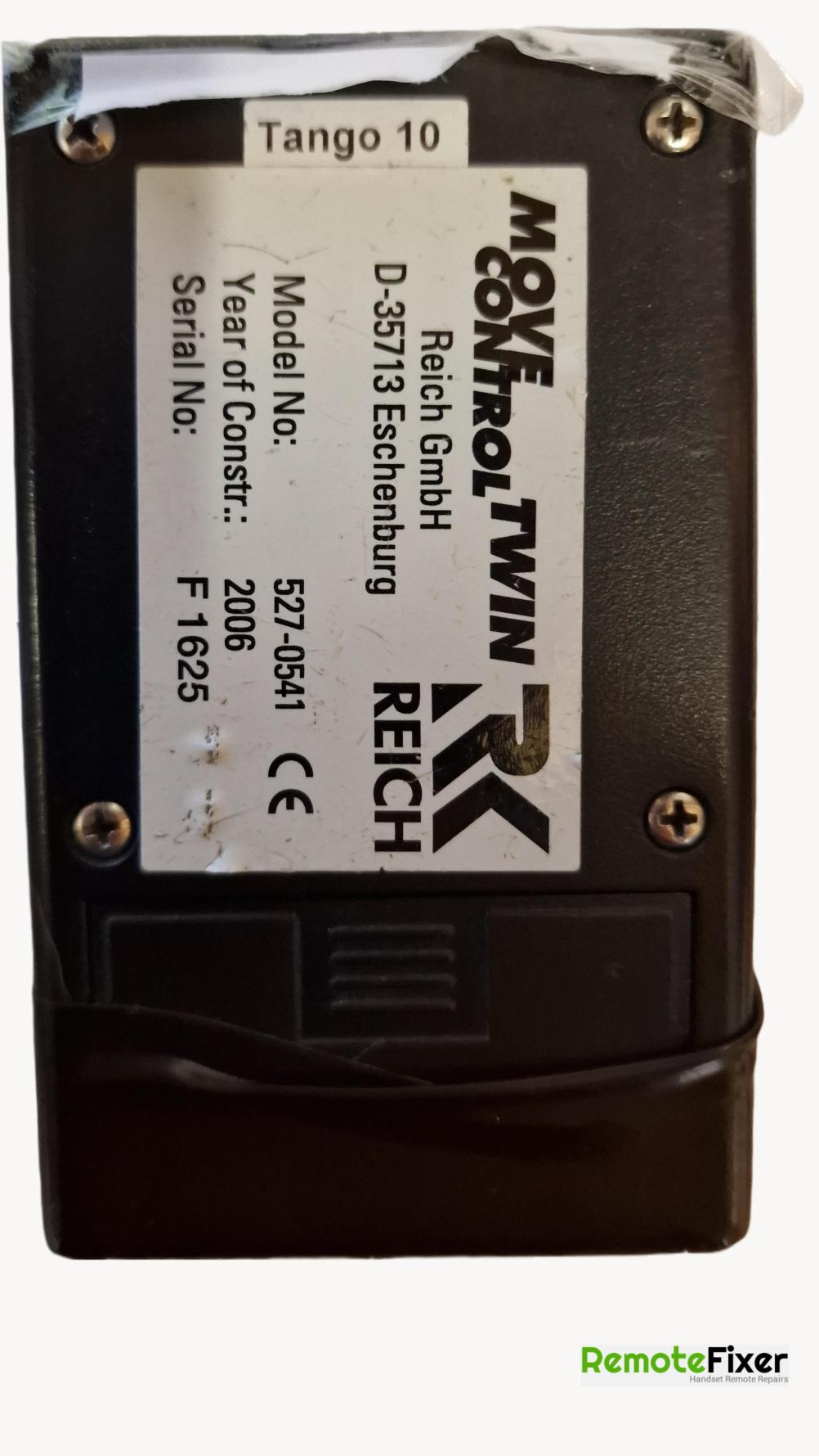 Reich  Remote Control - Back Image