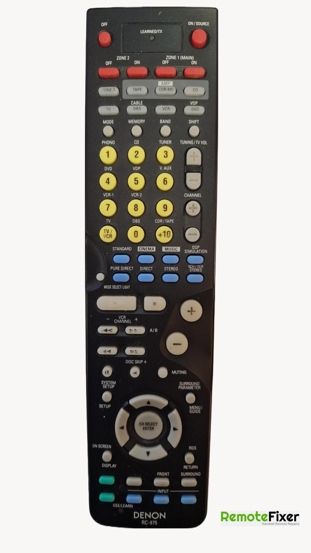 Denon  Remote Control - Front Image