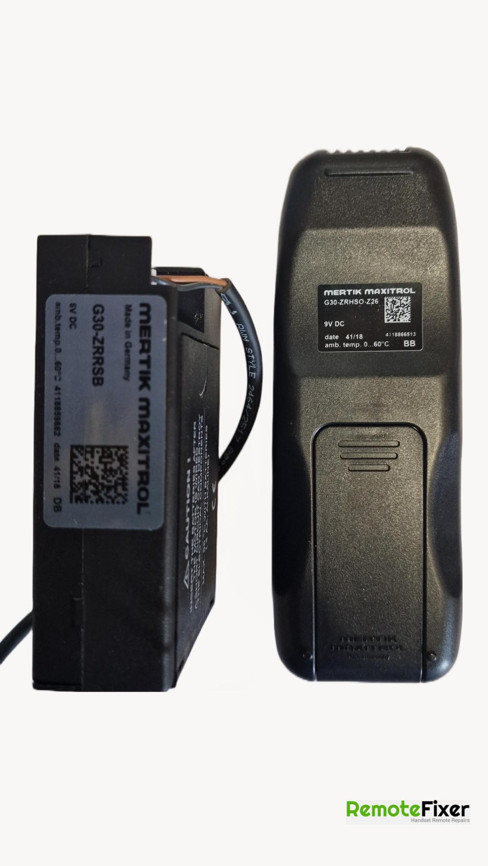 Mertik Maxitrol  G30-ZRRSB Remote Control - Back Image