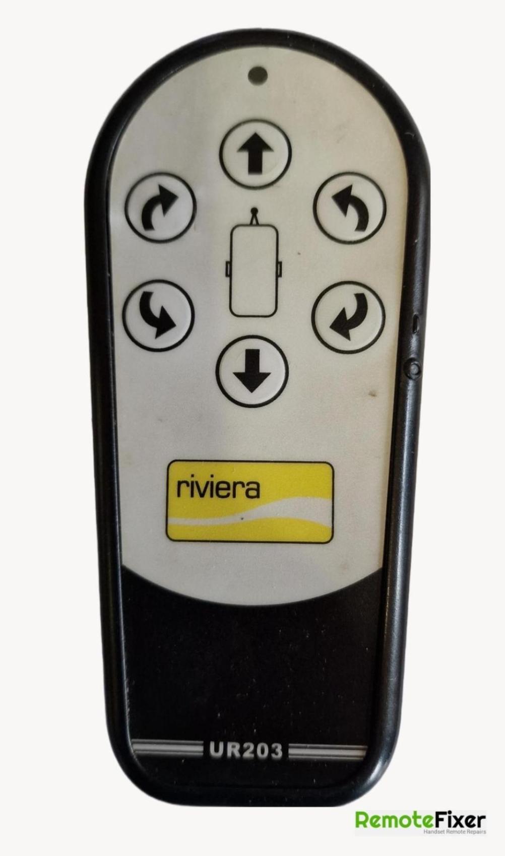 Riviera UR203 Remote Control - Front Image