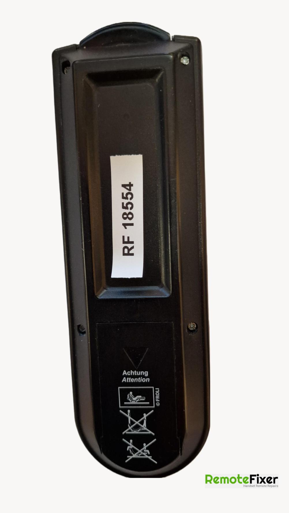 Vibradorm  Remote Control - Back Image