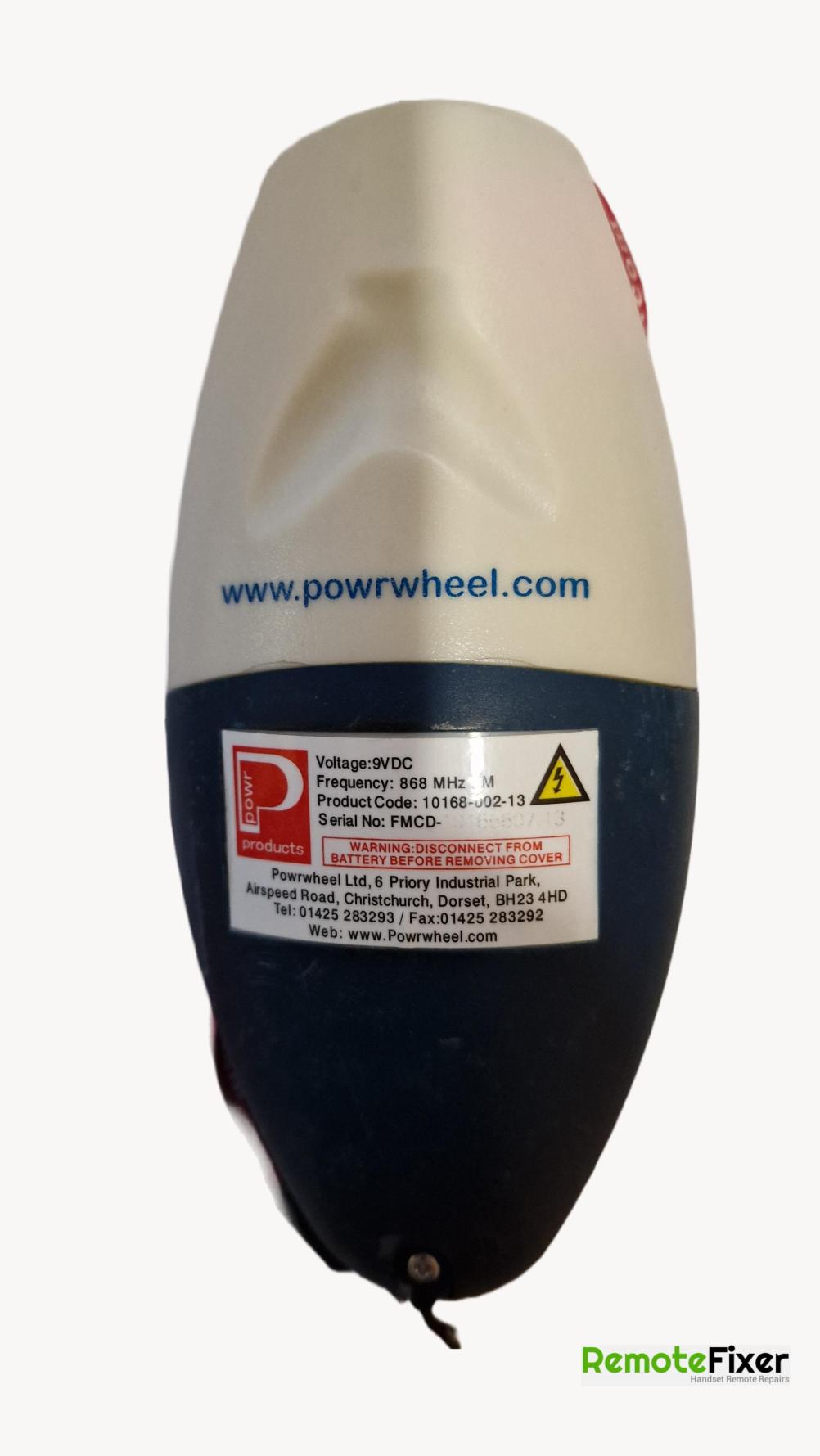 PowrWheel  Remote Control - Back Image