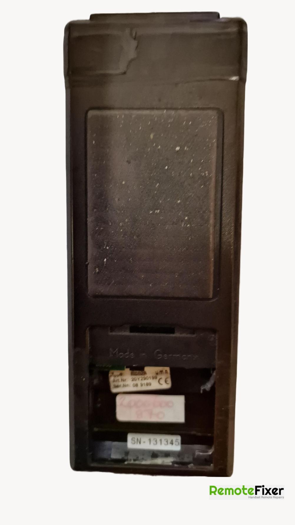 SN-131345  Remote Control - Back Image