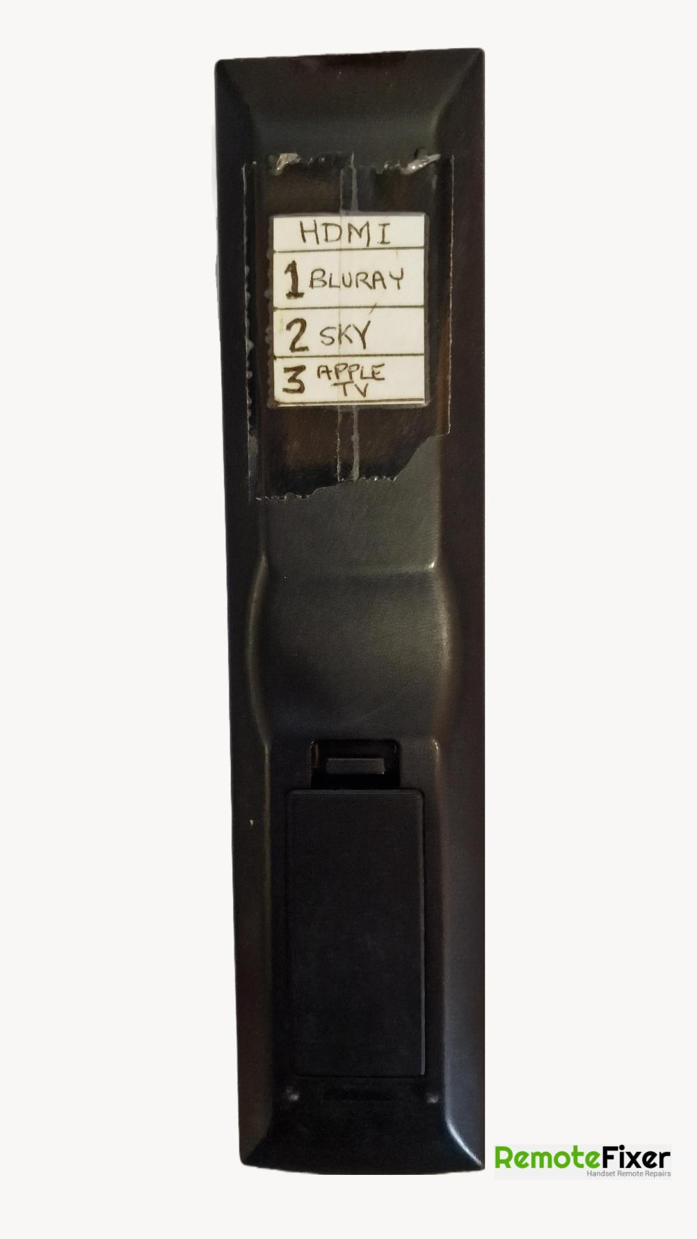 Yamaha RAV438 Remote Control - Back Image