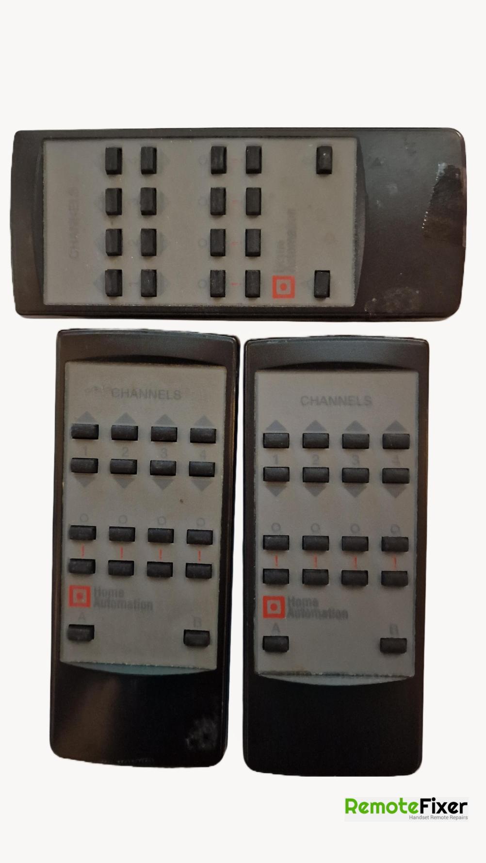 HOME AUTOMATION  Remote Control - Front Image