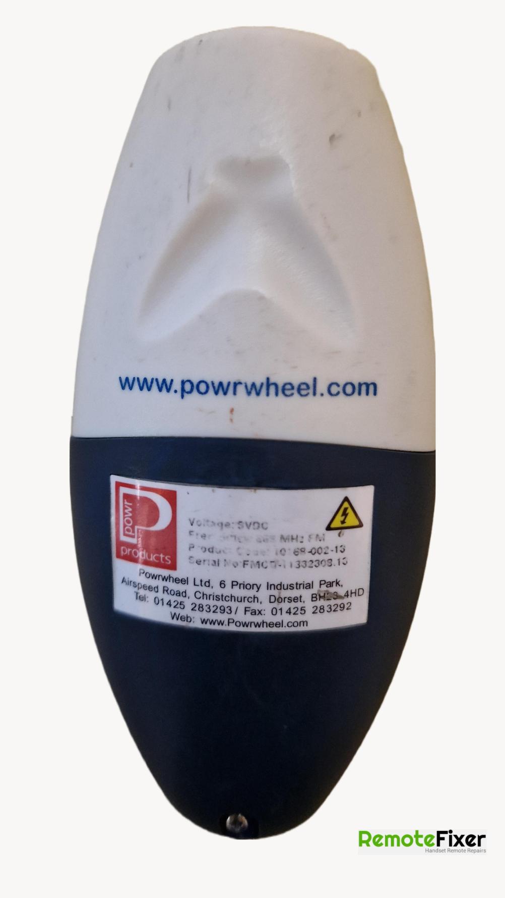Powrtouch  Remote Control - Back Image