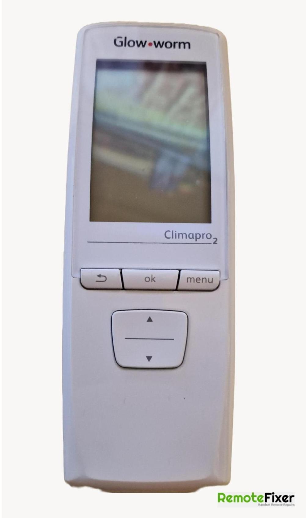 Glow worm climapro2 Remote Control - Front Image