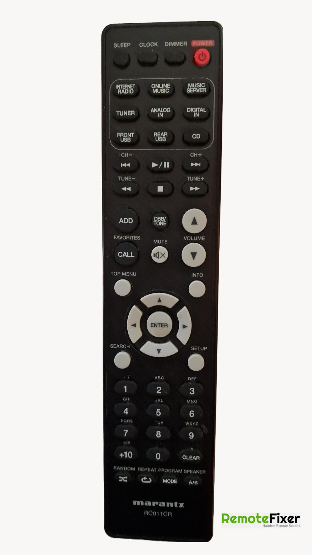 Marantz  Remote Control - Front Image