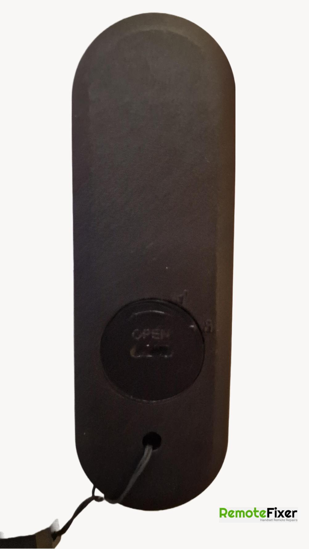 Linear Treadmill  Remote Control - Back Image