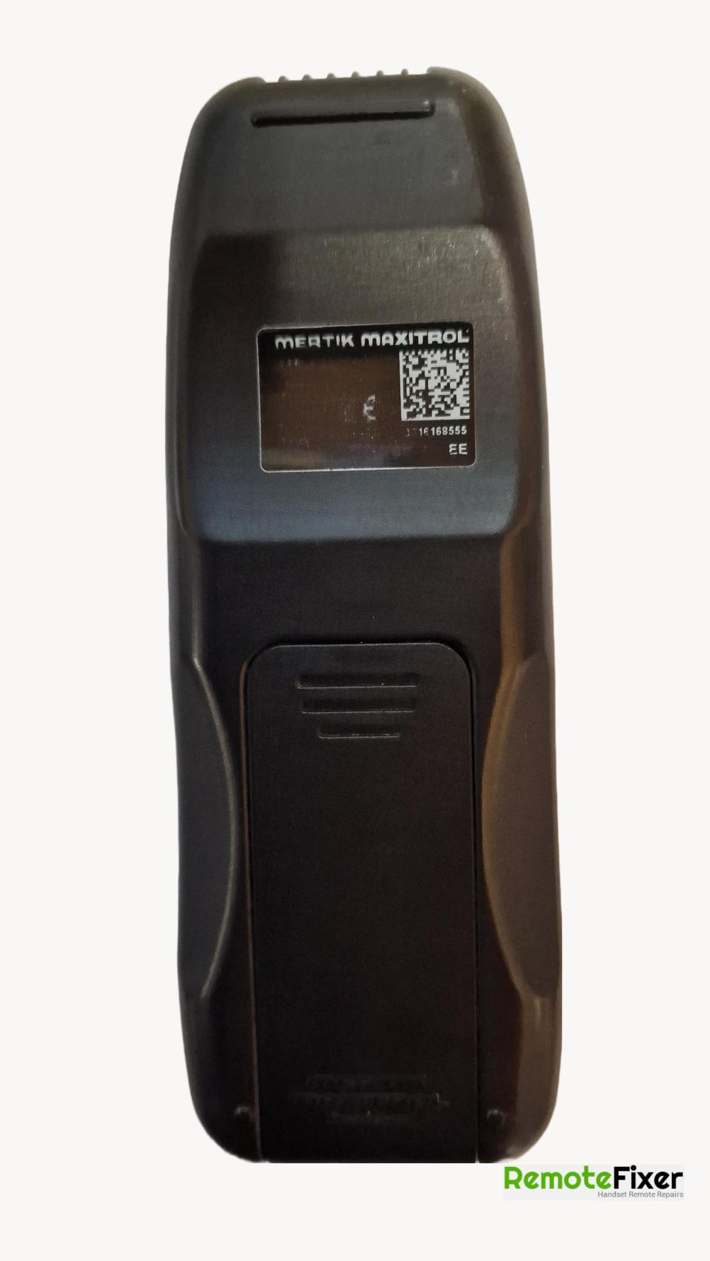 Mertik Maxitrol   Remote Control - Back Image