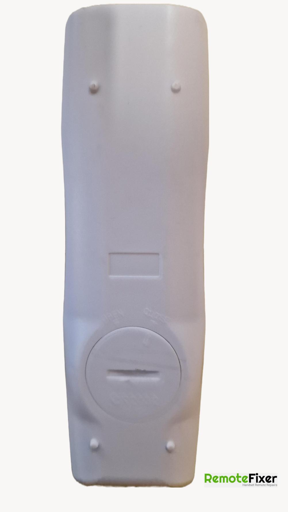 Television  Remote Control - Back Image