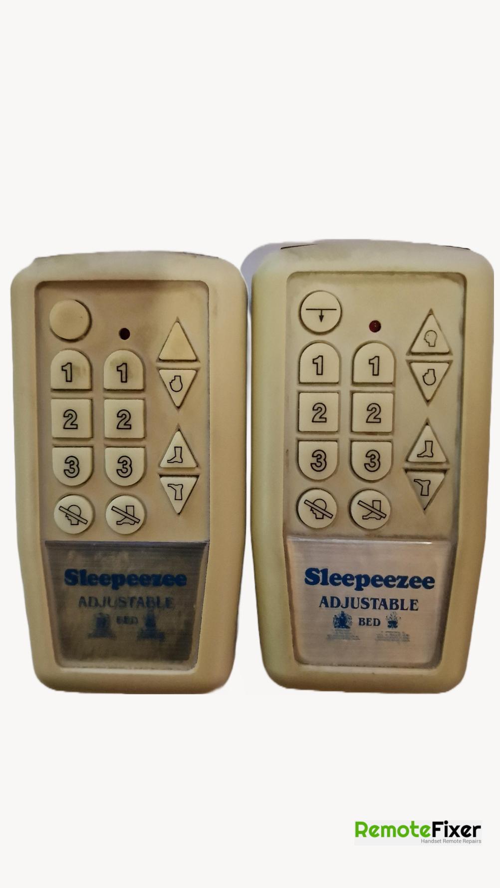 Sleepeezee R21R-T4 Remote Control - Front Image