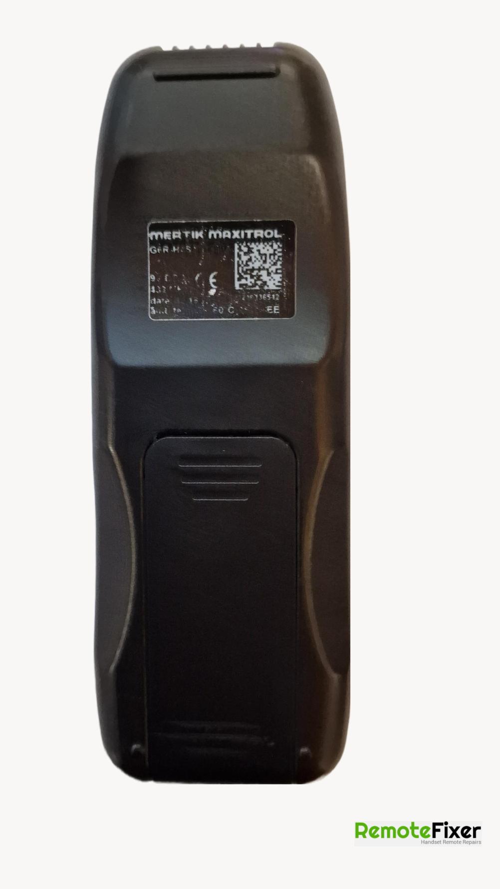 mertik maxitrol   Remote Control - Back Image