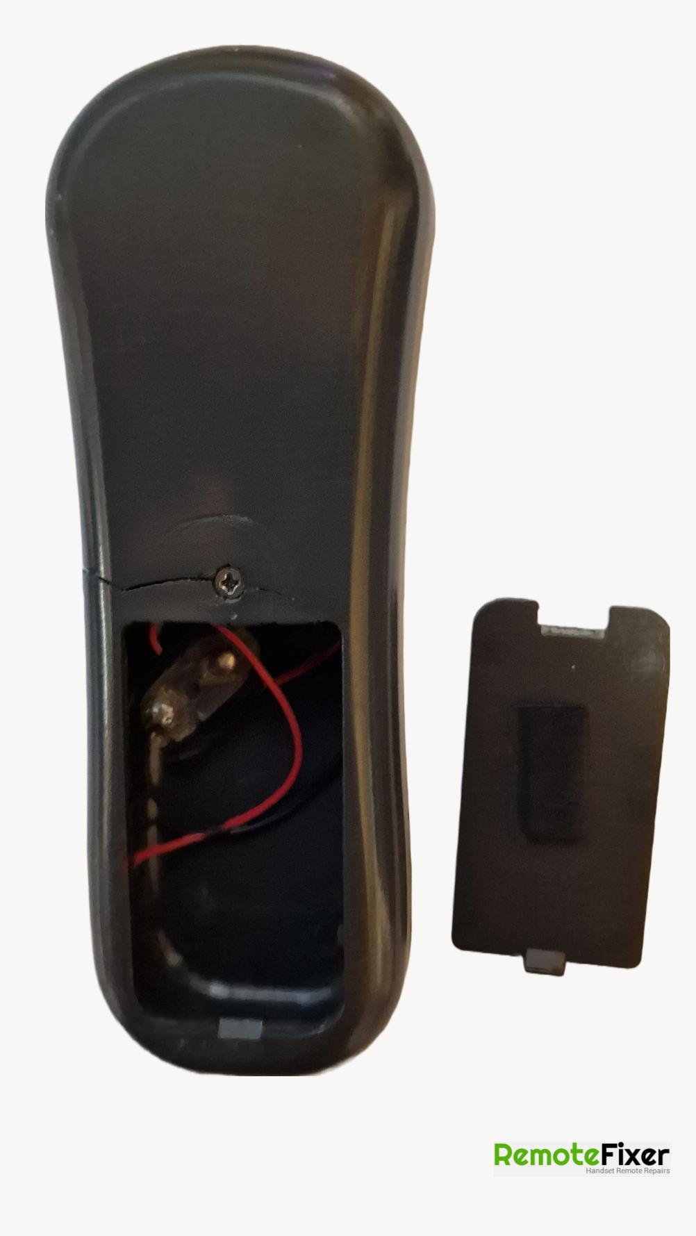 Global Fires  Remote Control - Back Image