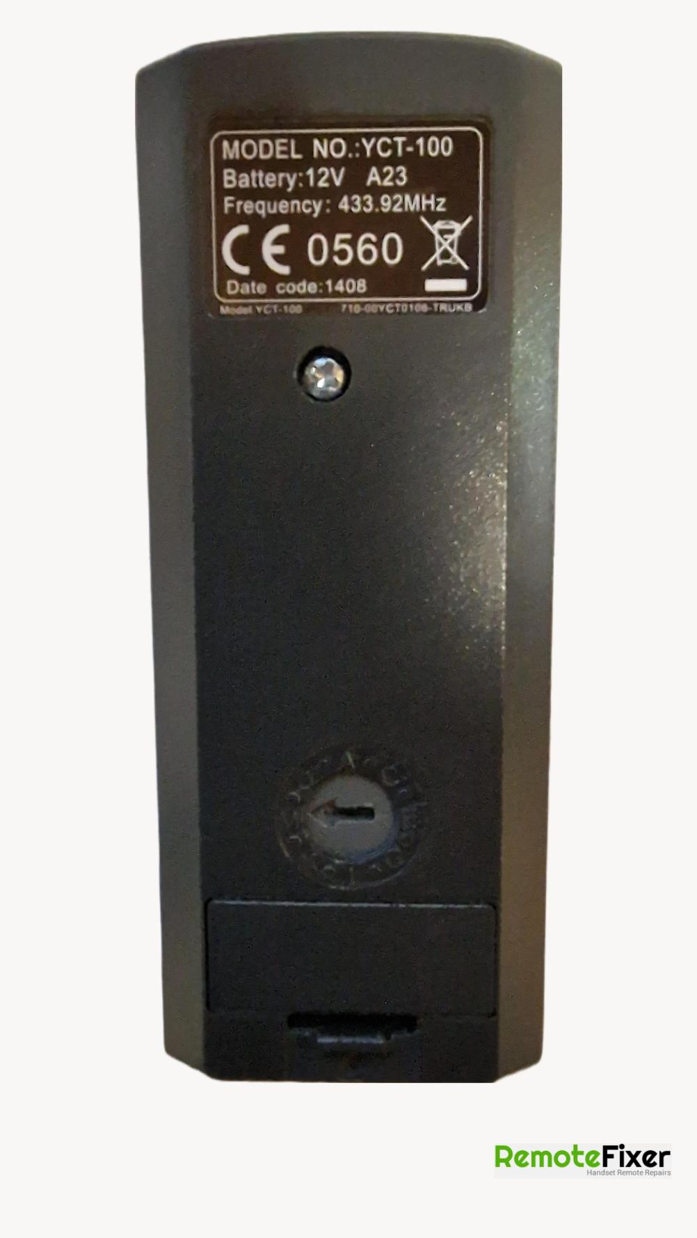 Flamerite   Remote Control - Back Image