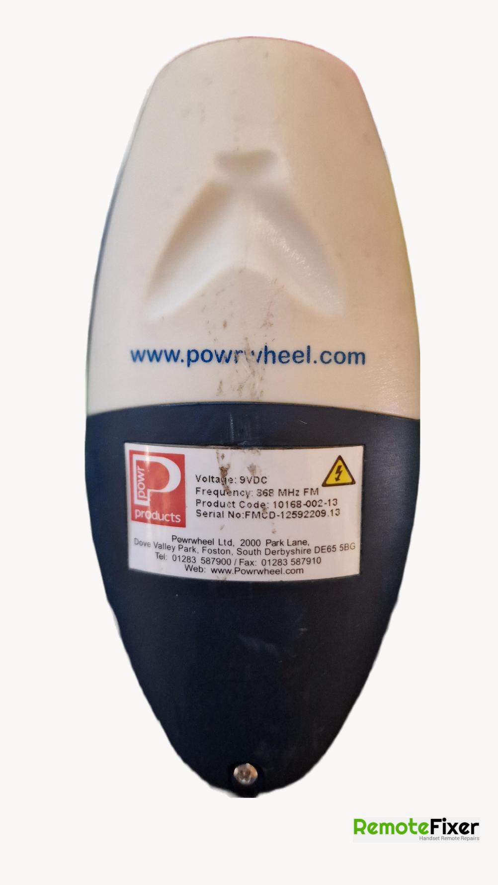 Powertouch  Remote Control - Back Image